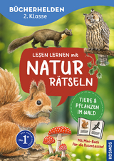 Lesen lernen mit Naturrätseln, Bücherhelden 2. Klasse, Tiere und Pflanzen im Wald - Heike Herrmann