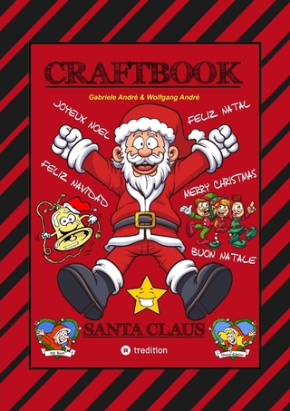 CRAFTBOOK - 150 SEITEN TOLLE WEIHNACHTLICHE MOTIVE - LUSTIGE AUFGABEN - KNIFFLIGE RÄSTEL - WEIHNACHTSMÄNNER - CHRISTMAS