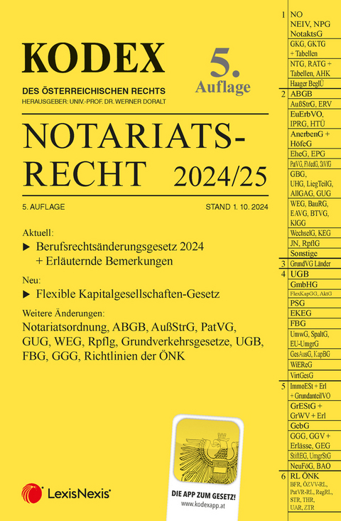 KODEX Notariatsrecht 2024/25 - inkl. App - 