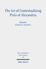 The Art of Contextualizing Philo of Alexandria - 