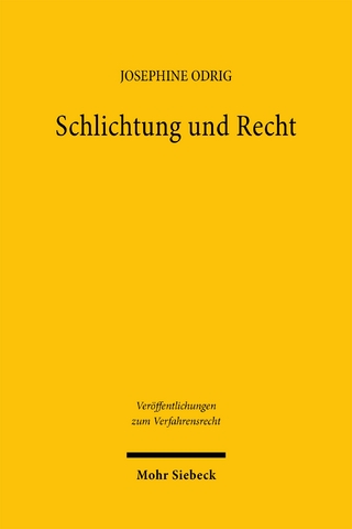 Schlichtung und Recht