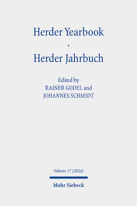 Herder Yearbook / Herder Jahrbuch - 