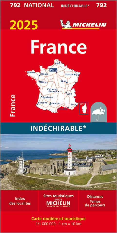 Michelin Frankreich 2025 (widerstandsf&auml;hig)