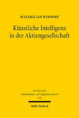 Künstliche Intelligenz in der Aktiengesellschaft - Maximilian Windorf