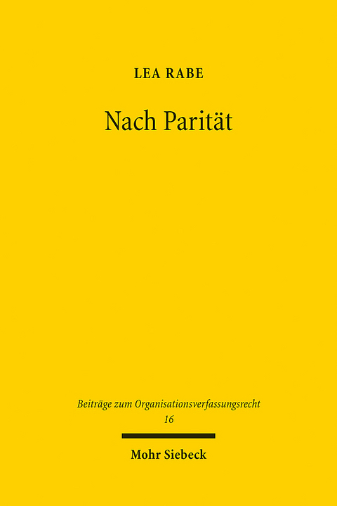 Nach Parit&auml;t - Lea Rabe