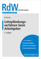 Lohnpf&auml;ndungsverfahren beim Arbeitgeber - Peter Rothfuss