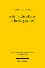 Systemische Mängel in Justizsystemen - Sebastian Hapka