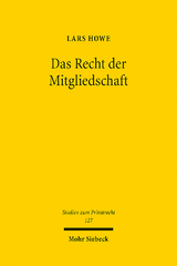 Das Recht der Mitgliedschaft - Lars Howe