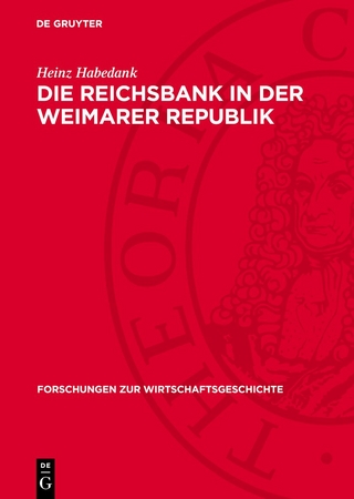 Die Reichsbank in der Weimarer Republik