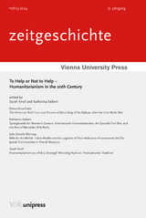 To Help or Not to Help &ndash; Humanitarianism in the 20th Century - 