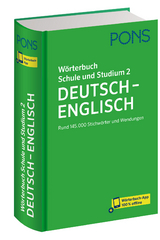PONS W&ouml;rterbuch Schule und Studium Deutsch - Englisch, Band 2