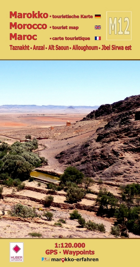 M12: Taznakht - Anzal - A&iuml;t Saoun - Alloughoum - Jbel Sirwa est - A. + B. Conrad
