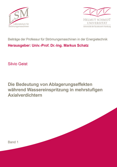 Die Bedeutung von Ablagerungseffekten w&auml;hrend Wassereinspritzung in mehrstufigen Axialverdichtern - Silvio Geist