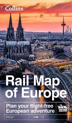 Collins Rail Map of Europe