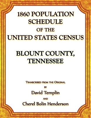 1860 Population Schedule of the United States Census