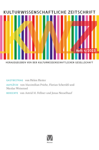 Kulturwissenschaftliche Zeitschrift 2023/4
