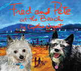 Fred and Pete at the Beach - Cynthia Nugent