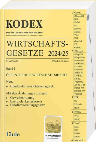 KODEX Wirtschaftsgesetze Band I 2024/25