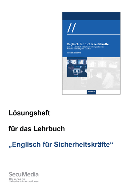L&ouml;sungsheft f&uuml;r das Lehrbuch -  Metksche  Andrea