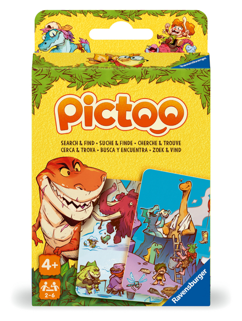 Pictoo Dino-Welt - Kartenspiel ab 4 Jahre