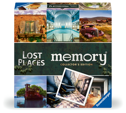 Collector's memory&reg; Lost Places - Gesellschaftsspiel & Brettspiel ab 6 Jahre - William H. Hurter