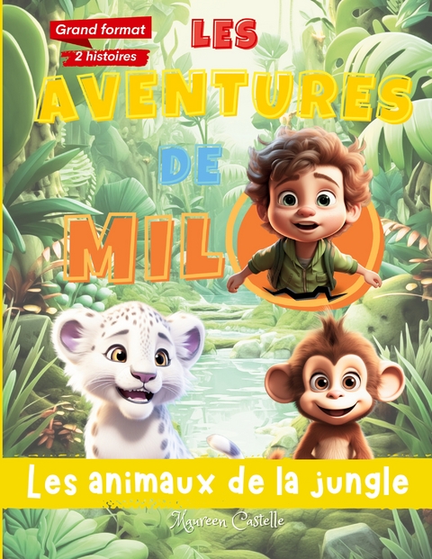 Les aventures de Milo, les animaux de la jungle - Maureen Castelle