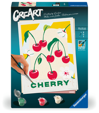 CreArt, Malen nach Zahlen Adults Trend - Kirschen