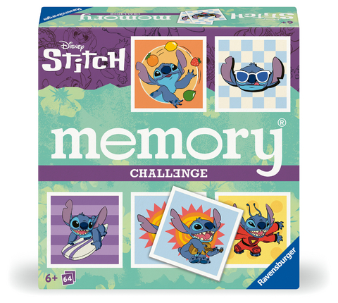 Challenge memory&reg; Disney Stitch - Kinderspiel ab 6 Jahre - William H. Hurter
