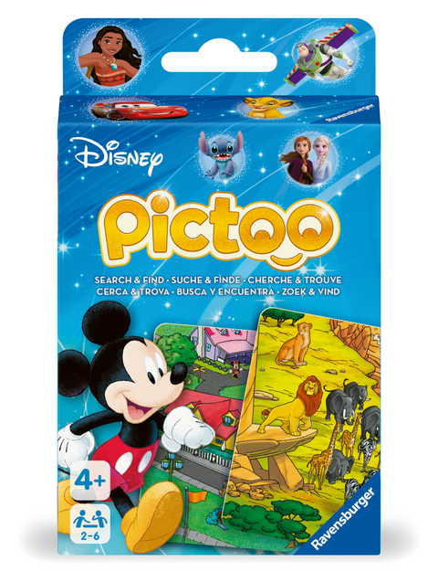 Pictoo Disney - Kartenspiel ab 4 Jahre