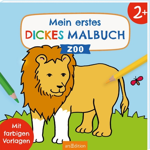 Mein erstes dickes Malbuch ab 2 &ndash; Zoo