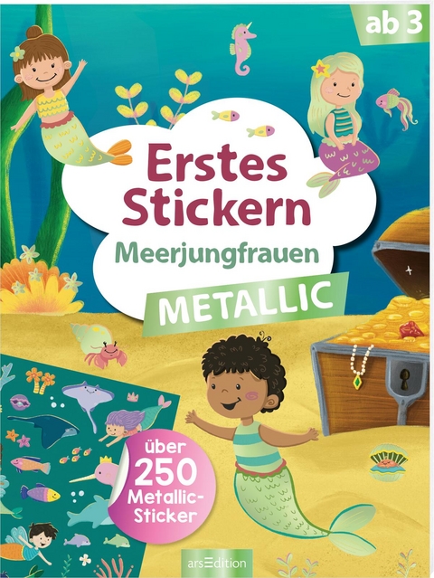 Erstes Stickern Metallic &ndash; Meerjungfrauen
