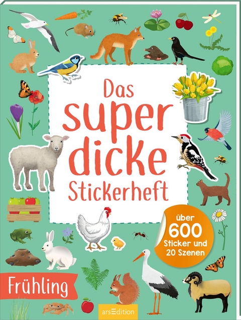 Das superdicke Stickerheft &ndash; Fr&uuml;hling