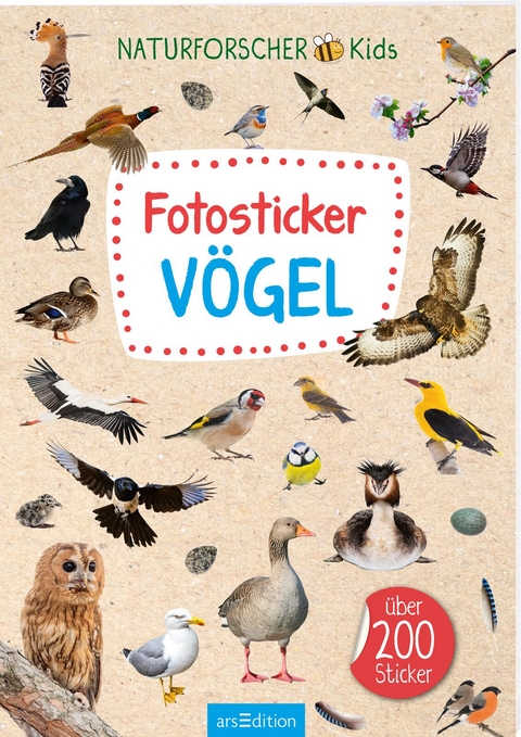 Naturforscher-Kids &ndash; Fotosticker V&ouml;gel