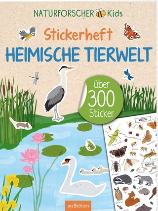 Naturforscher-Kids – Stickerheft Heimische Tierwelt