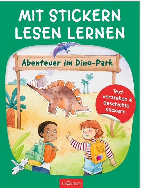 Mit Stickern Lesen lernen &ndash; Abenteuer im Dino-Park - Annette Moser