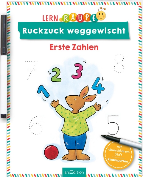 Lernraupe &ndash; Ruckzuck weggewischt! Erste Zahlen