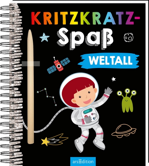 Kritzkratz-Spa&szlig; Weltall