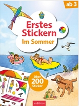 Erstes Stickern &ndash; Im Sommer