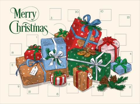 Mini-Adventskalender mit Umschlag Eine wundersch&ouml;ne Weihnachtszeit - WWS