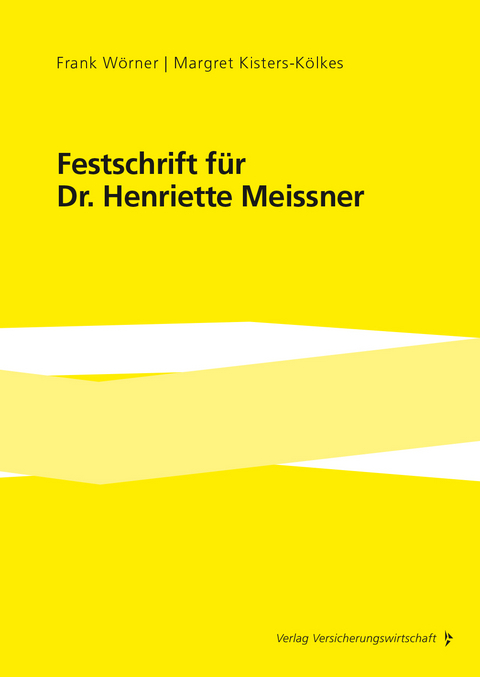 Festschrift f&uuml;r Dr. Henriette Meissner - 