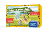 Meine Sticker + Karten + Box - Tiere