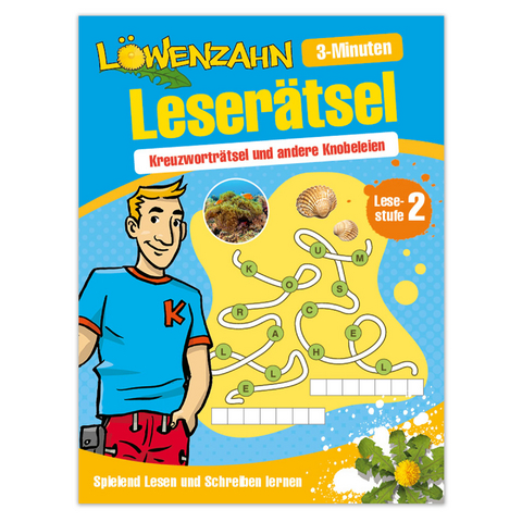 L&ouml;wenzahn-3-Minuten Leser&auml;tsel: Kreuzwortr&auml;tsel und andere Knobeleien