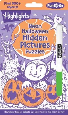 Neon Halloween Hidden Pictures Puzzles