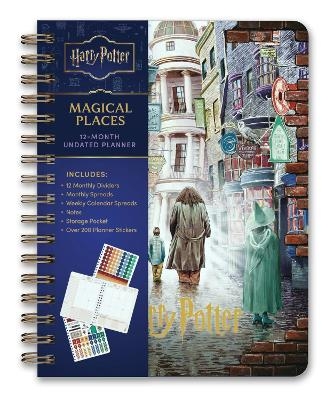 Harry Potter: Magical Places 12-Month Undated Planner -  Insight Editions