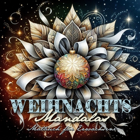 Weihnachts-Mandalas Malbuch f&uuml;r Erwachsene - Monsoon Publishing, Musterst&uuml;ck Grafik