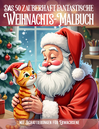 Das 50 zauberhaft fantastische Weihnachts-Malbuch für Erwachsene