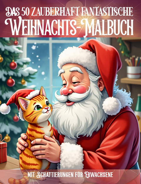 Das 50 zauberhaft fantastische Weihnachts-Malbuch f&uuml;r Erwachsene