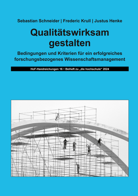 Qualit&auml;tswirksam gestalten - Justus Henke, Frederic Krull, Sebastian Schneider
