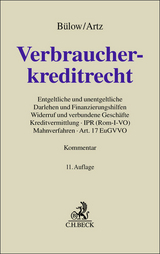 Verbraucherkreditrecht - Bülow, Peter; Artz, Markus