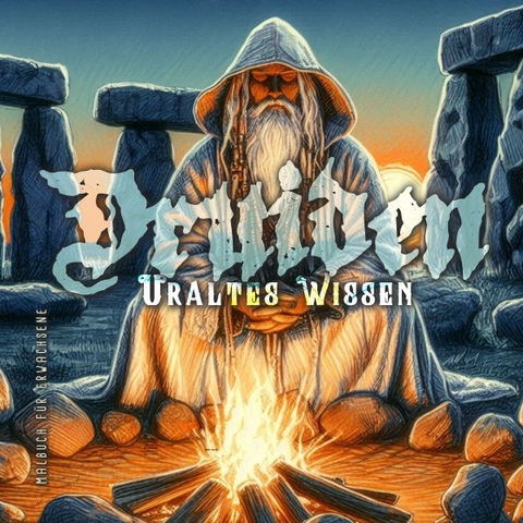 Uraltes Wissen Druiden Malbuch f&uuml;r Erwachsene - Monsoon Publishing, Musterst&uuml;ck Grafik